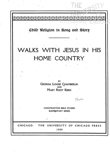 Child religion in song and story