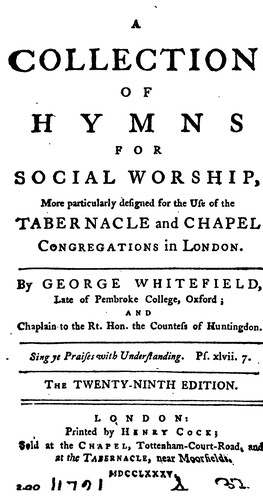 Collection of Hymns for Social Worship,: More Particularly Design'd for the Use of the ..