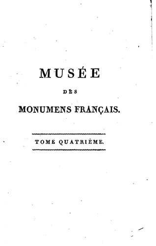 Musée des monumens français