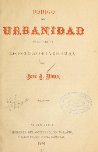 Codigo de urbanidad