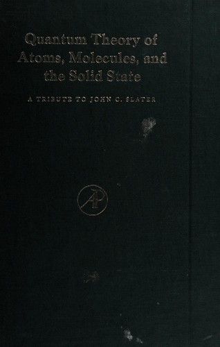Quantum theory of atoms, molecules, and the solid state