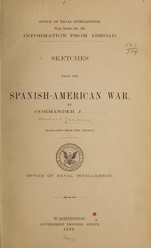 Sketches from the Spanish-American War