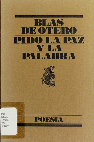 Pido la paz y la palabra