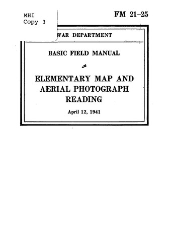 Elementary map and aerial photograph reading