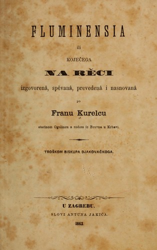 Fluminensia; ili, kojecega na Reoi, izgovorenâ, spevanâ