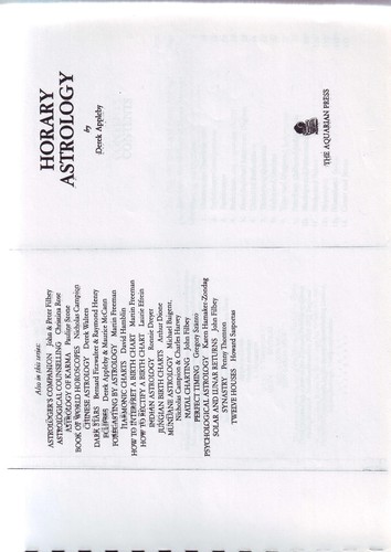 Horary astrology