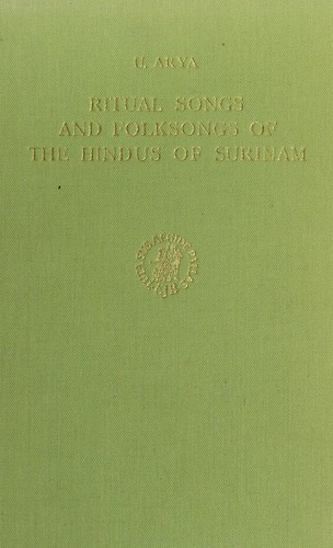 Ritual songs and folksongs of the Hindus of Surinam