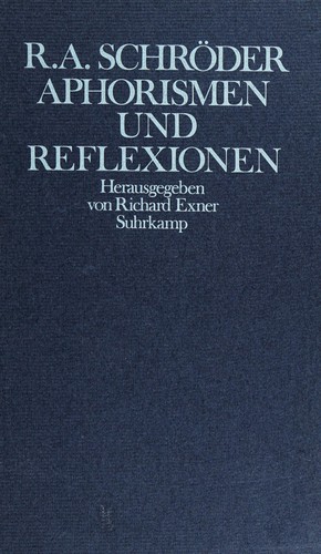 Aphorismen und Reflexionen