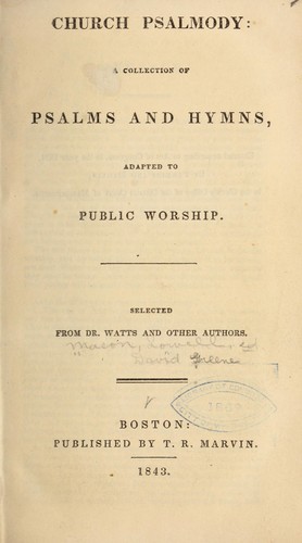Church psalmody