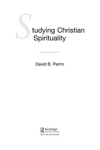 Studying Christian spirituality