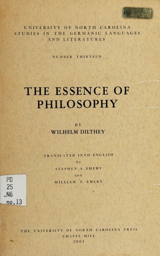 The essence of philosophy