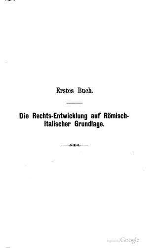 Römische rechtsgeschichte
