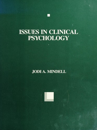 Issues in clinical psychology