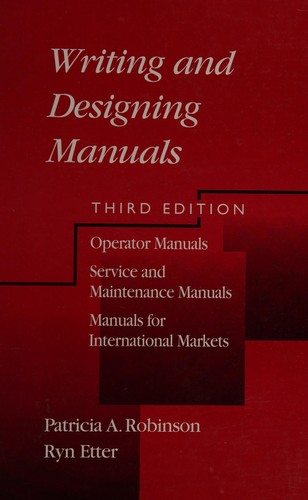 Writing and designing manuals
