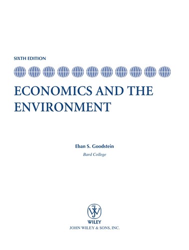 Economics and the environment