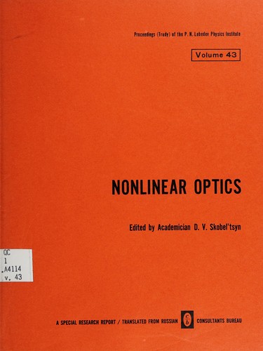 Nonlinear optics