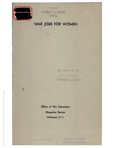 War jobs for women