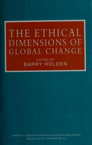 The ethical dimensions of global change