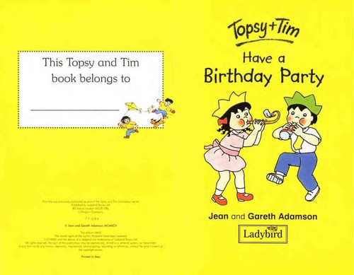 Topsy + Tim have a birthday party
