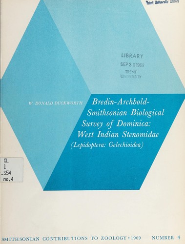 Bredin-Archbold-Smithsonian biological survey of Dominica