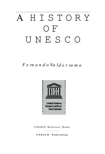 A history of UNESCO
