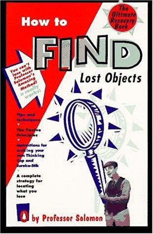 How to find lost objects