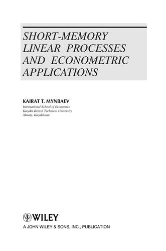 Short-memory linear processes and econometric applications