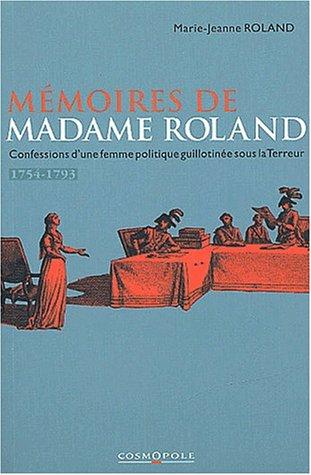 Memoires de madame roland