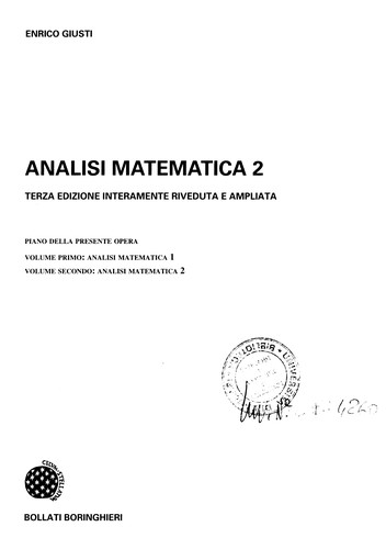 Analisi matematica