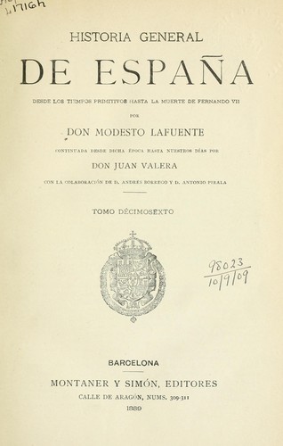 Historia general de España