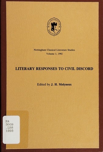 Literary responses to civil discord