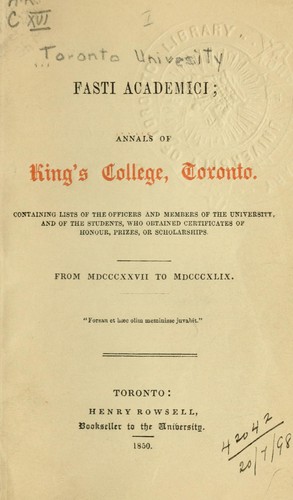 Fasti academici