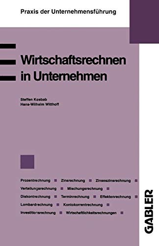 Wirtschaftsrechnen in Unternehmen