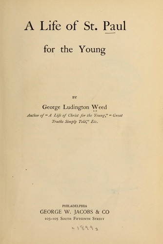 A life of St. Paul, for the young