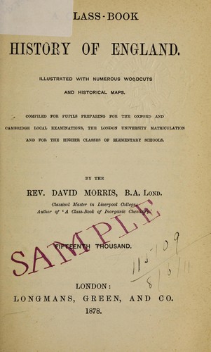 A class-book history of England