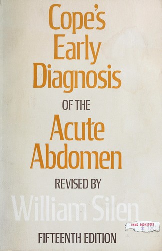 Cope's early diagnosis of the acute abdomen