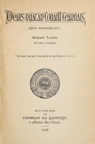 Dearg-ruaṫar Ċonaill Ċearnaiġ