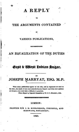 A reply to the arguments contained in various publications