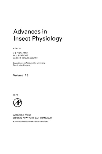 Advances in insect physiology