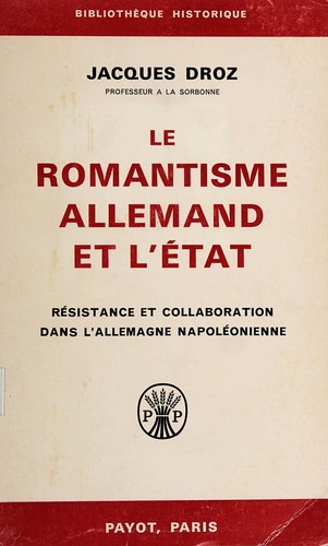 Le romantisme allemand et l'État