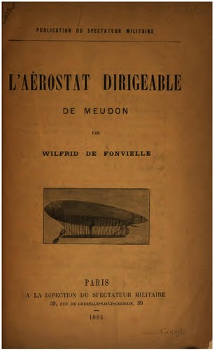 L' aérostat dirigeable de Meudon