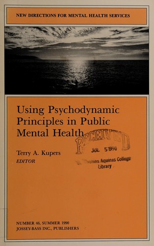 Using psychodynamic principles in public mental health