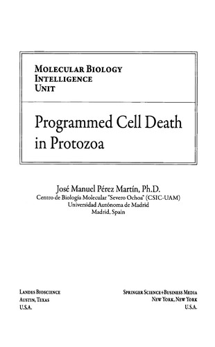 Programmed cell death in protozoa