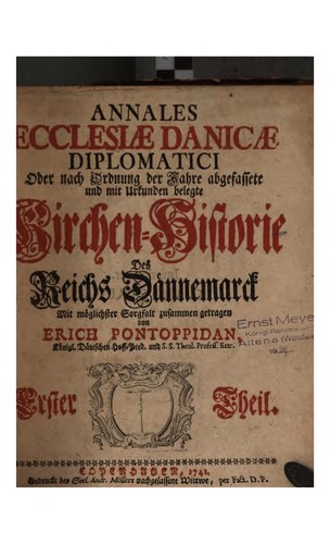 Annales ecclesiæ danicæ diplomatici