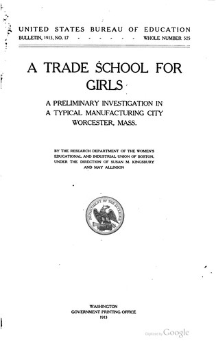 A trade school for girls