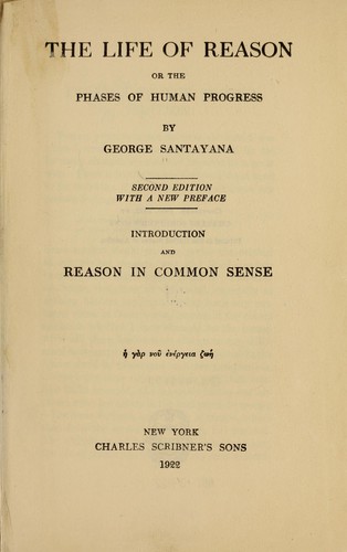 The life of reason
