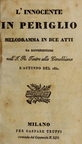 L'innocente in periglio