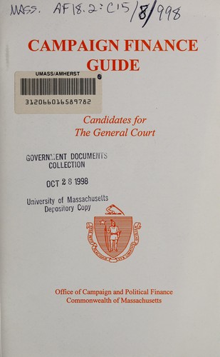 Campaign finance guide