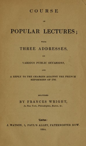Course of popular lectures