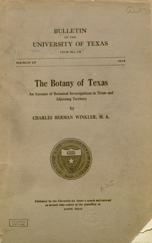 The botany of Texas